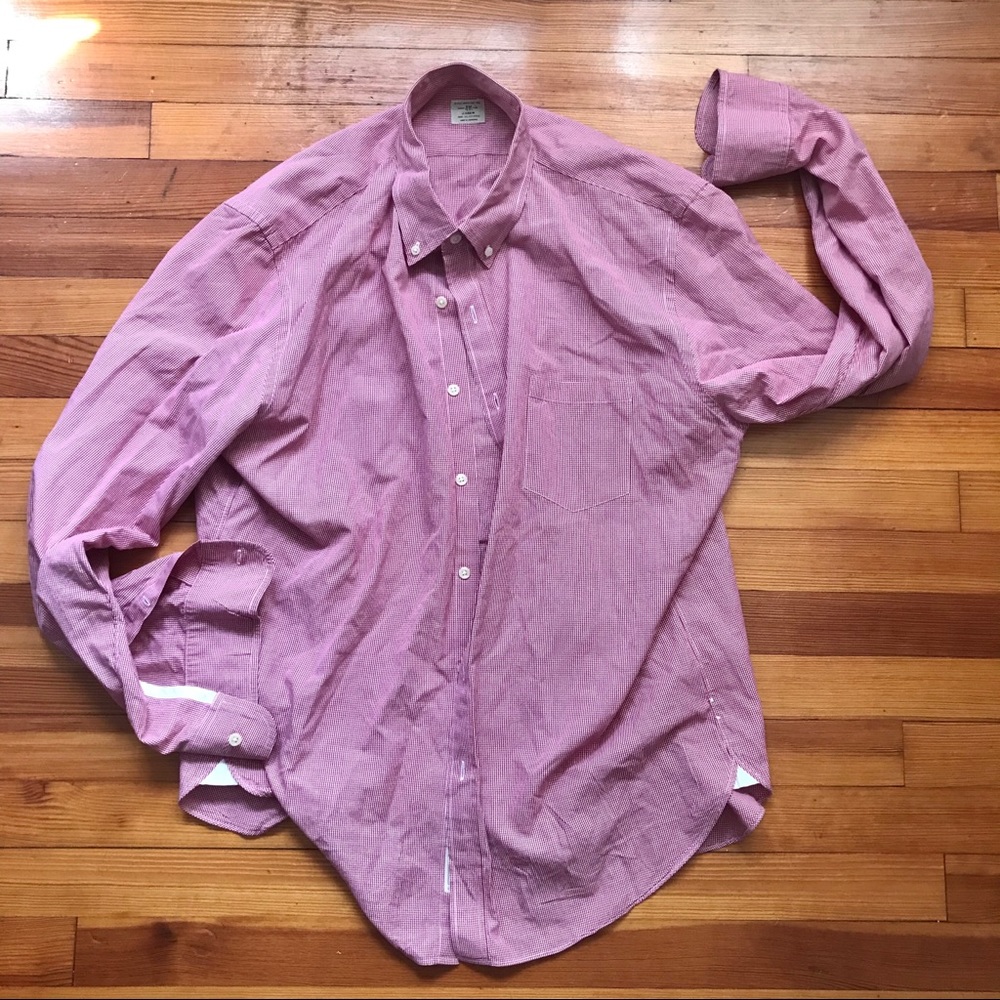 J. CREW “Sewn for J. Crew” Houndsooth Button-Up